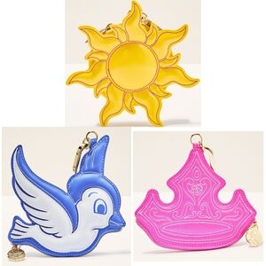 Disney Princess Coin Purse or Mini Cosmetic Bag Set of 3 NEW Bath Body Works